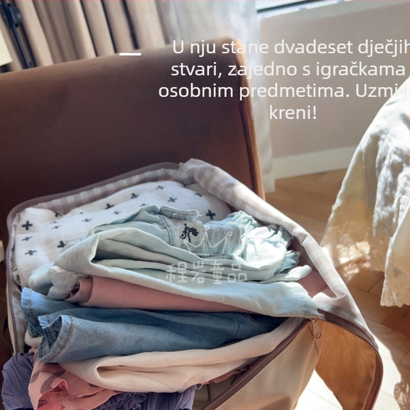 Trodimenzionalni slatki medo s izvezenim imenom, velika kapaciteta torba za putovanja i kućnu pohranu