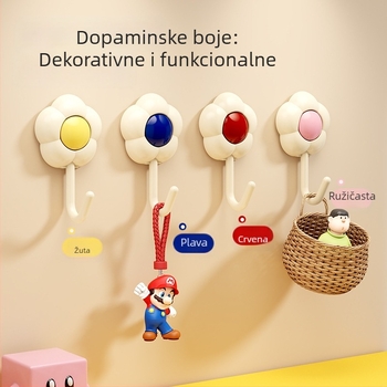 Dopamine kuka, bez bušenja, bez tragova, minimalistička J-oblik kuka za kuhinju, dnevni boravak i kupaonicu, nosivost 5–10 kg