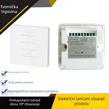 Električni prekidač za otvaranje prozora – panel 86, transformator 220V na 24V