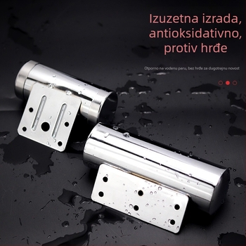 Noge za kauč s dvostrukim zatvaranjem na krajevima, moderan europski stil, metalne noge namještaja od hladno valjanog čelika
