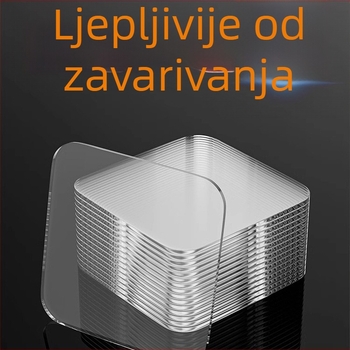 Čvrsta ljepljiva kuka s dvostrukom ljepilnom trakom – zidna kuka, bez bušenja, kuhinja