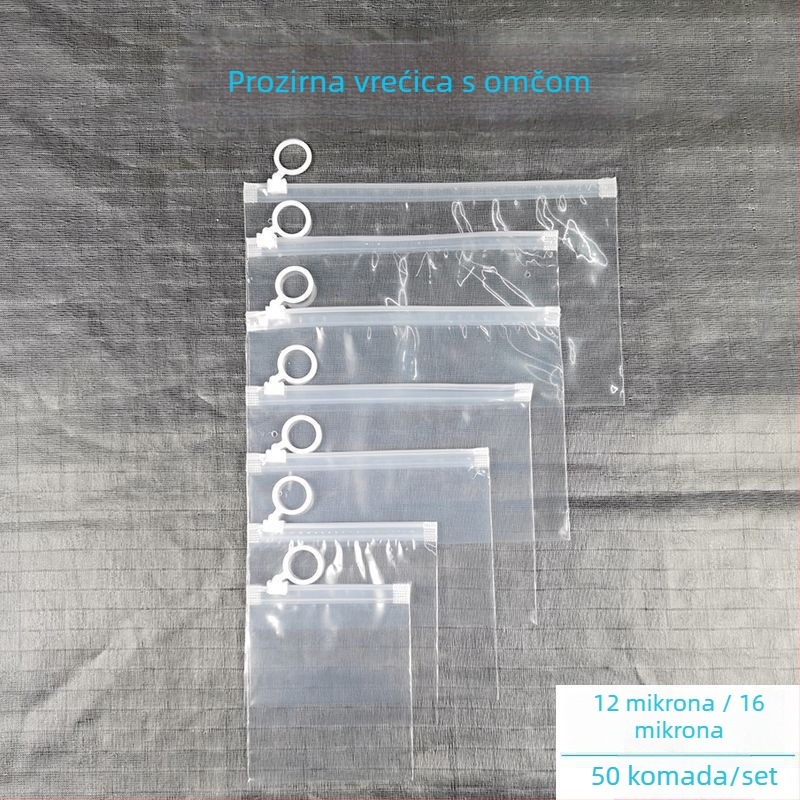 Prozirna kozmetička torbica sa zatvaračem za kozmetiku, nakit i male odjevne predmete, pogodna za kupaće kostime