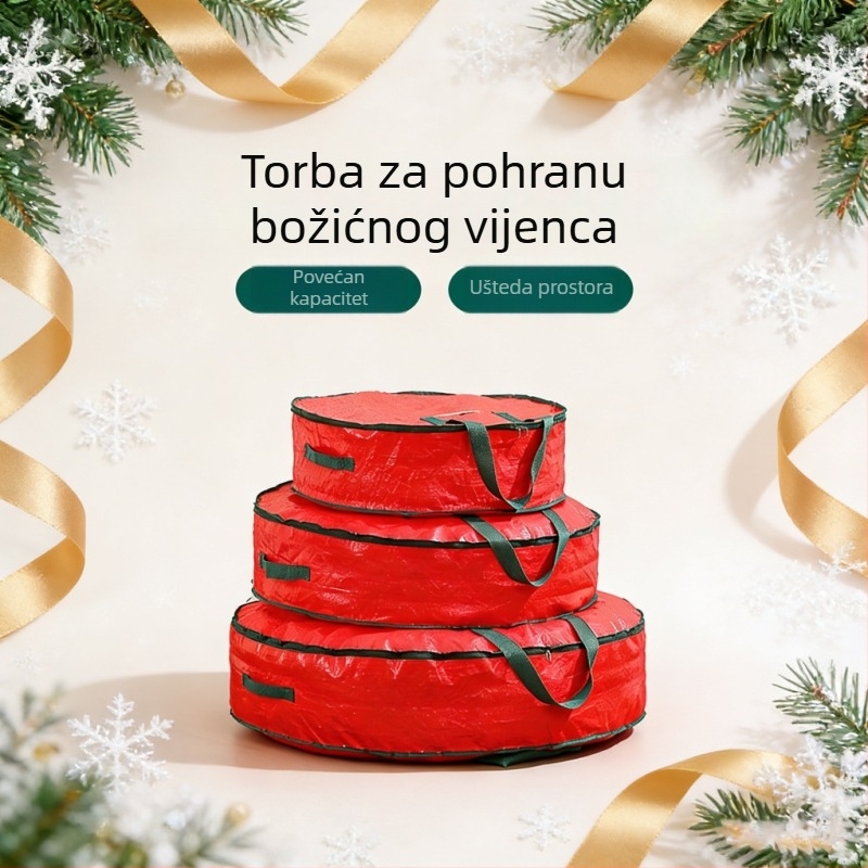 Cilindrična torba za skladištenje sa zatvaračem, vodootporna i otporna na prašinu, velika kapaciteta, višenamjenski organizator sitnica