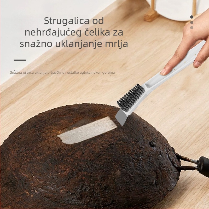 Okretna četka za čišćenje plinskog štednjaka, kuhinjski alat za čišćenje, četka za uske spojeve i lonce