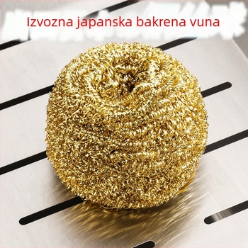 Četka od mjedi za lonce — kuglasta četka koja ne ostavlja ostatke