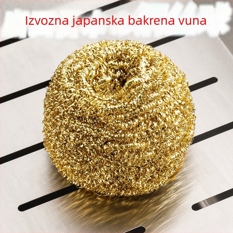 Četka od mjedi za lonce — kuglasta četka koja ne ostavlja ostatke