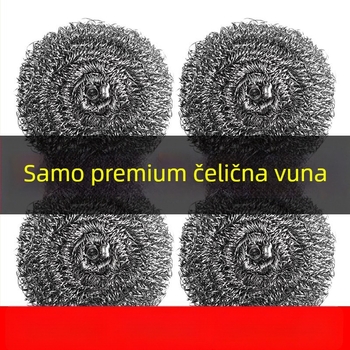 Velika žičana kugla od nehrđajućeg čelika za čišćenje lonaca i posuđa
