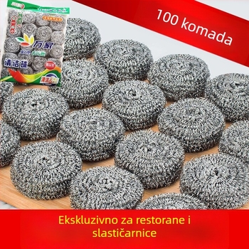 Velika žičana kugla od nehrđajućeg čelika za čišćenje lonaca i posuđa