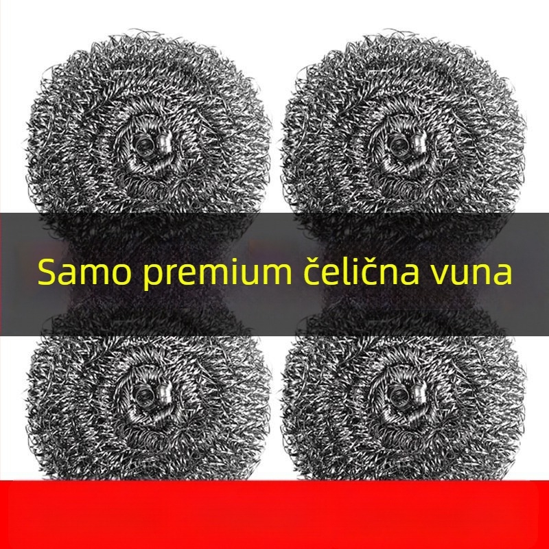 Velika žičana kugla od nehrđajućeg čelika za čišćenje lonaca i posuđa