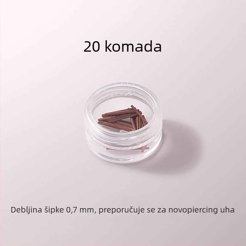 Drvene geometrijske naušnice, ručna izrada, igle protiv začepljenja za osjetljiva uha
