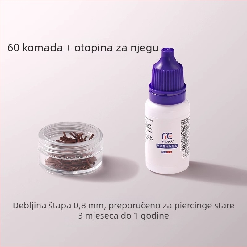Drvene geometrijske naušnice, ručna izrada, igle protiv začepljenja za osjetljiva uha