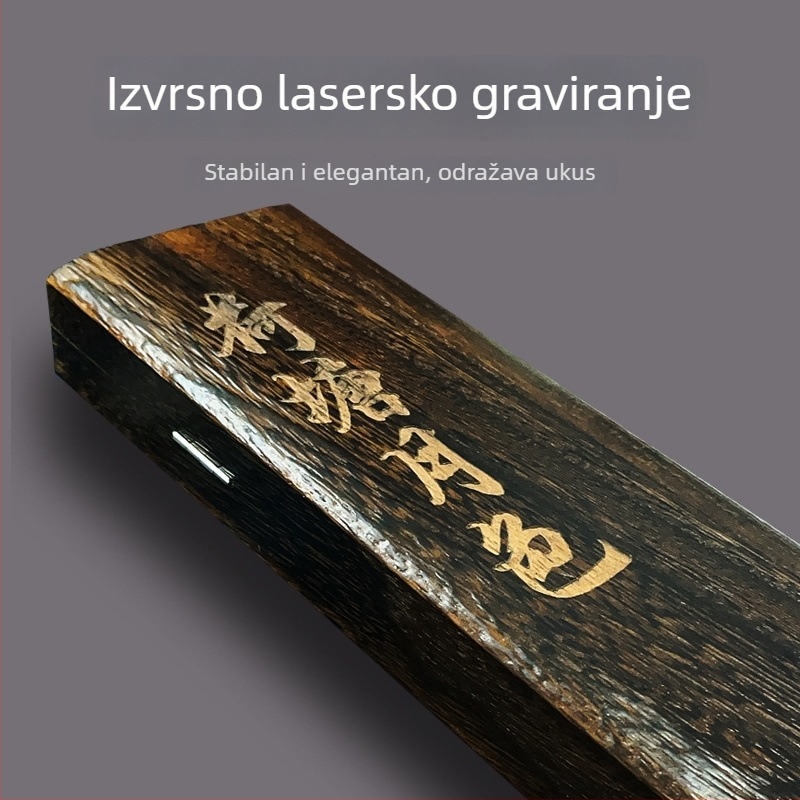 Kutija od paulovnija drveta za ribolovnu opremu, 55–65 cm, velika kapaciteta, čvrsta drvena kutija