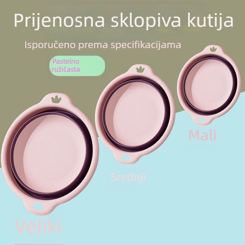 Sklopiva umivaonica za studentski dom, zidna montaža, prijenosna kompaktna umivaonica za pranje rublja