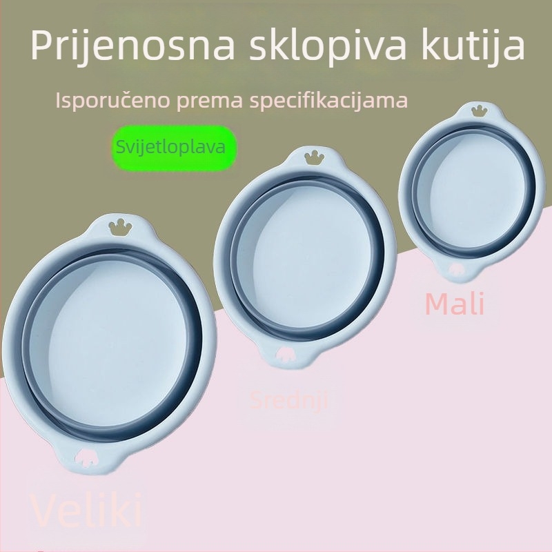 Sklopiva umivaonica za studentski dom, zidna montaža, prijenosna kompaktna umivaonica za pranje rublja