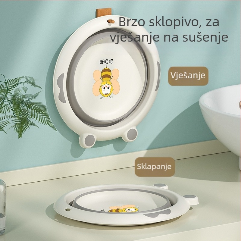 Sklopiva zidna umivaonica za djecu i bebe, dizajn crtića