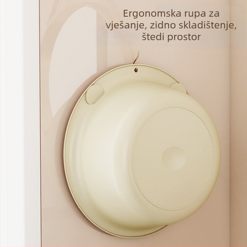Velika plastična posuda za pranje, debeli zidovi, bez mirisa, za pranje rublja, lica i stopala, pogodna za studentski dom
