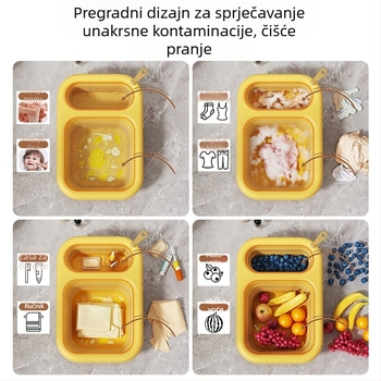 Sklopiva umivaonica za domove, prijenosna posuda za pranje lica, pranje rublja i pranje stopala