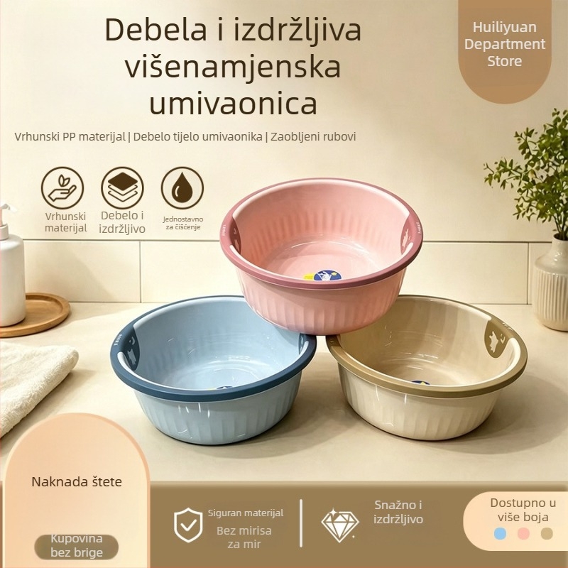 Plastični bazen set za kućnu upotrebu – veliki bazeni za pranje lica, stopala, rublje i povrća