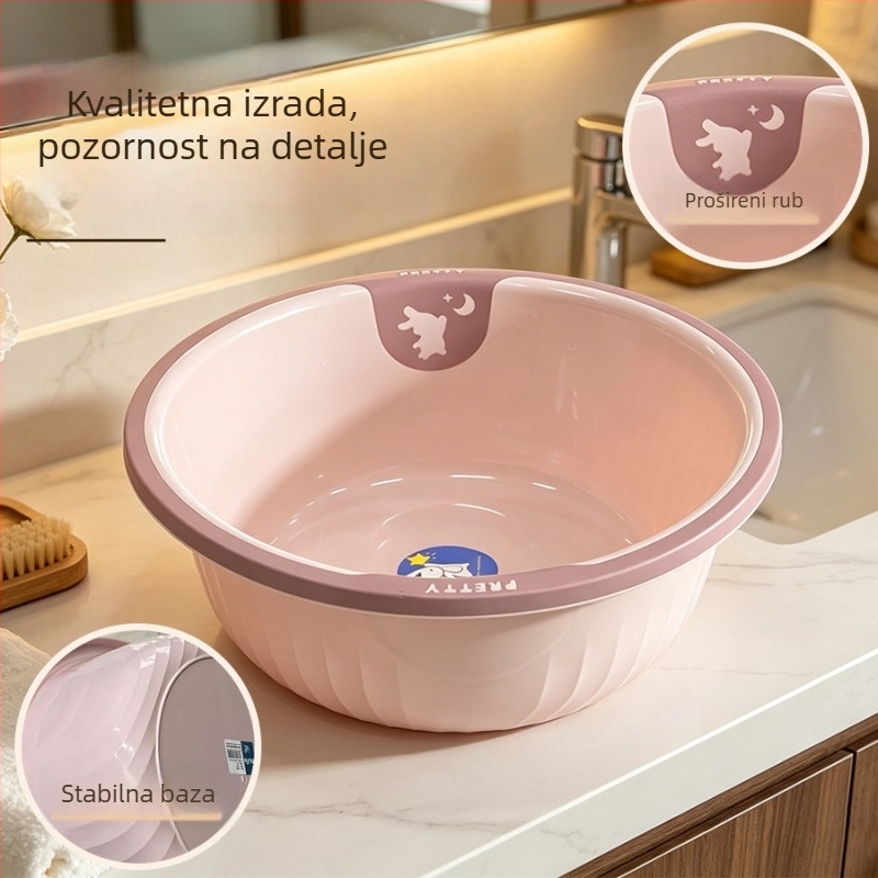 Plastični bazen set za kućnu upotrebu – veliki bazeni za pranje lica, stopala, rublje i povrća