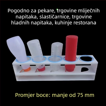Držač boca začinskih na kuhinjskom pultu, obrnuti stalak za bočice začina