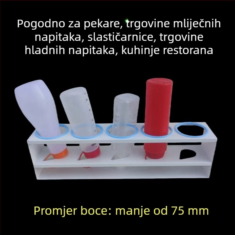 Držač boca začinskih na kuhinjskom pultu, obrnuti stalak za bočice začina