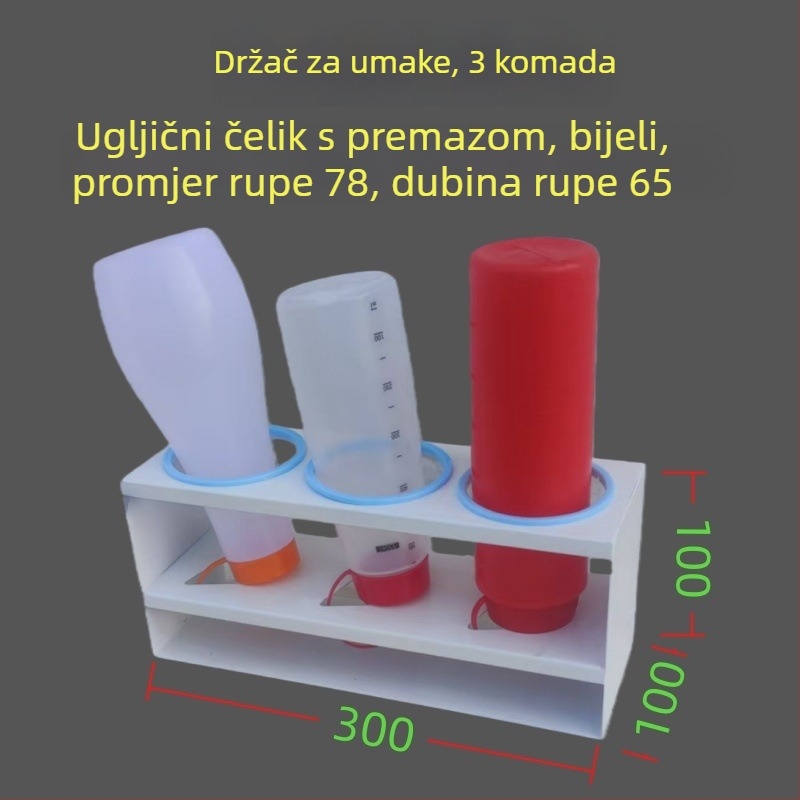 Držač boca začinskih na kuhinjskom pultu, obrnuti stalak za bočice začina