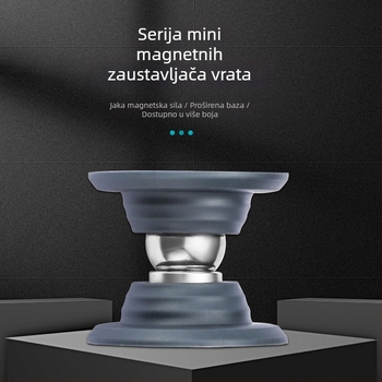 Silikonski magnetski zaustavljač vrata, bez bušenja, na zid, tih za drvena unutarnja vrata
