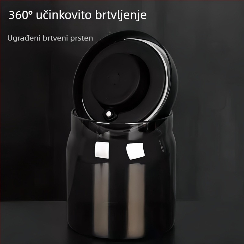 Staklena posuda za hranu s UV zaštitom, vakuumsko zatvaranje pritiskom; za kavu i čaj, skladištenje i doziranje