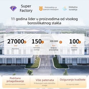 Stakleni spremnici od visokosilikatnog stakla s čvrstim zatvaračem, za suhe namirnice i čaj — otporni na vlagu i čuvanje svježine; spremnici za začine i sušenu koru mandarine