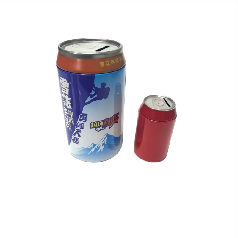 Štednjak od tinove limenke u obliku boce Cola, imitacijsko metalno spremište za novac, posuda za čaj, dodatak za društvenu igru