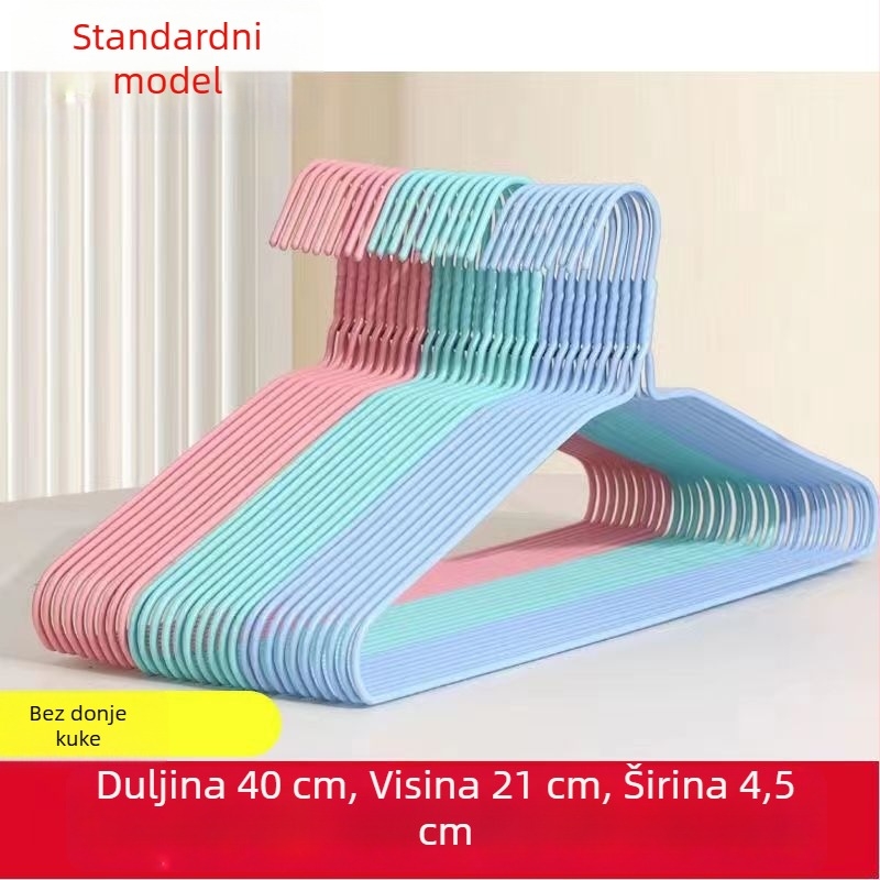 Debljana i produžena vješalica za odjeću za odrasle, kućna uporaba, pogodna za visenje i sušenje zimske odjeće i kaputa