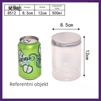 Divlji Kudzu prah u prozirnoj plastičnoj bočici od 500 ml s poklopcem