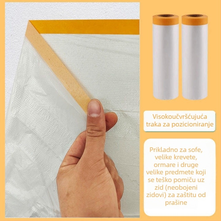 Zaštita od prašine za kućni namještaj, vodootporni plastični film