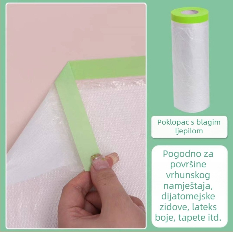 Zaštita od prašine za kućni namještaj, vodootporni plastični film