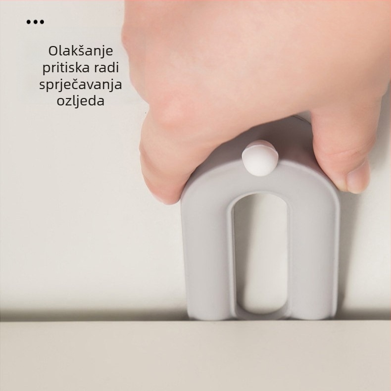 Donut oblikovan držač vrata od mekane PVC gume, kreativan dizajn, tih amortizator, dvostruka upotreba, višenamjenski
