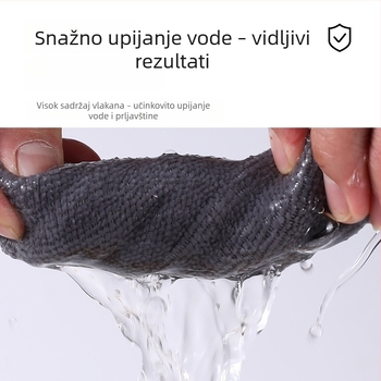 Jinrui povećana krpa za čišćenje, dvostruka uporaba – suho i mokro, upija vodu i masnoću, ne ostavlja vlakna, kuhinjska jednokratna krpa, lako se može poderati
