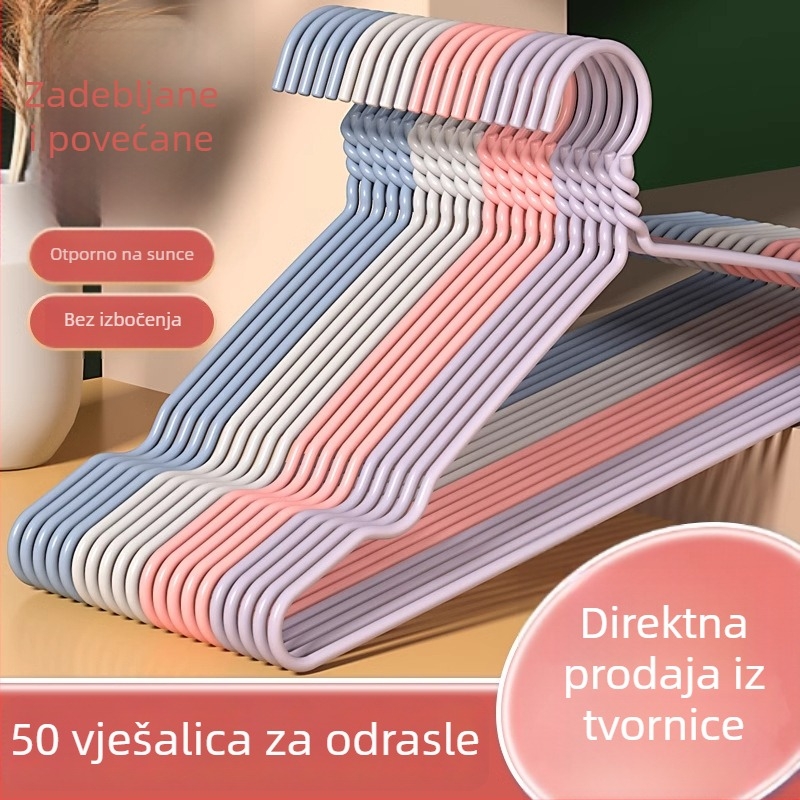 Debeli i prošireni držač za odjeću za kućnu upotrebu, za odrasle i djecu, stalak za sušenje odjeće, za studentski dom