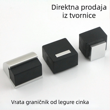 Aluminijski vrata-stopper od legure, zidni nosač, zaštita od udara za kupaonicu i spavaću sobu