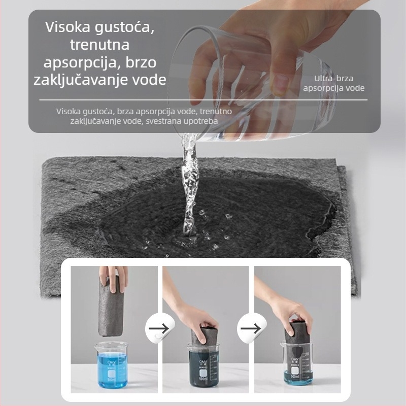 Conduo krpa od superfinih vlakana za staklo, upija, bez vodotiska i tragova, višenamjenska magična krpa