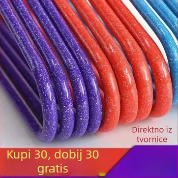Dodatno debeli, protuklizni produženi vješalice za odjeću za odrasle, za kućnu upotrebu i skladištenje u garderobi