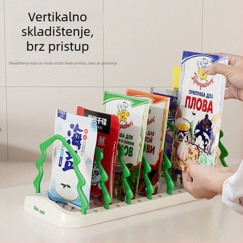 Stalak za vrećice začina u obliku božićnog drveta – kuhinjski organizator začina, višenamjenski