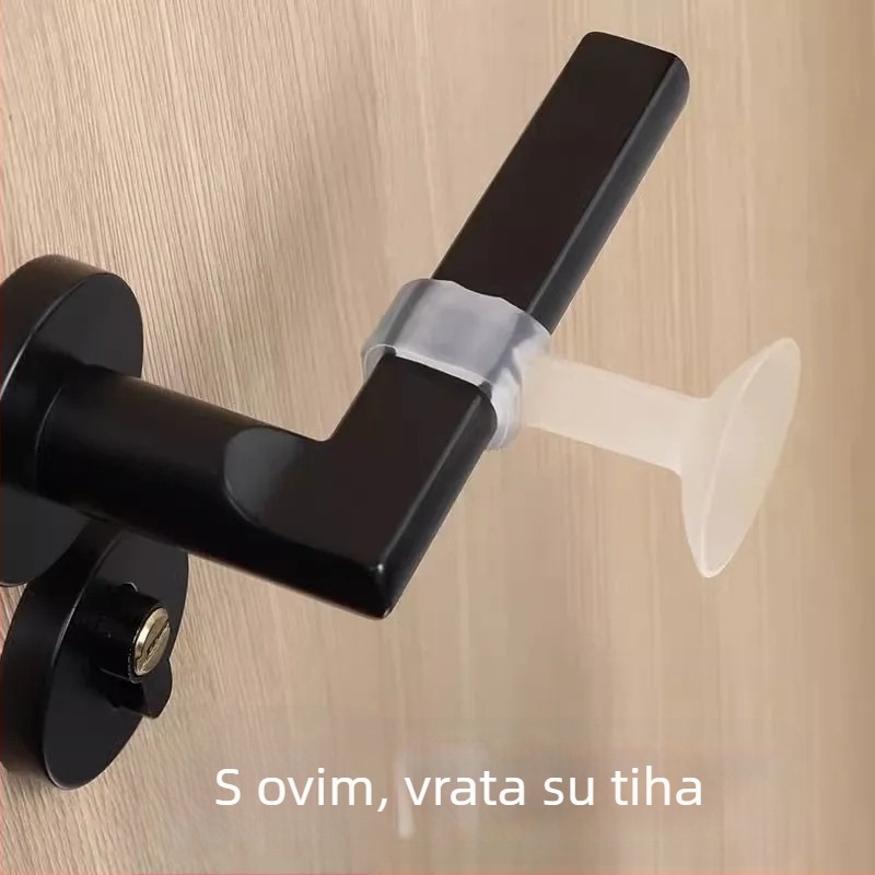 Silikonski zaštitnik za vrata i zaštitna podloga za kvaku prozora, bez bušenja, za kuhinju i kupaonicu