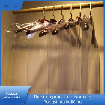 Prozirna plastična zaštita za odjeću, vrećica za vješanje za odrasle i djecu