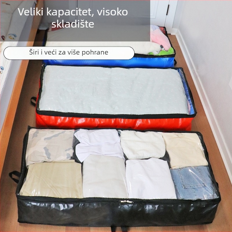 Torba za pohranu ispod kreveta za deke i odjeću — otporna na vlagu, vodootporna, ekstra debela, otporna na habanje