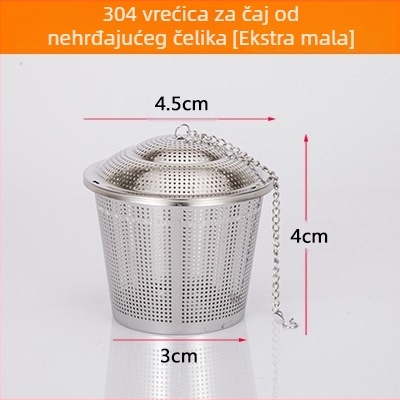 304 nehrđajući čelik – kuglica za začine u obliku bureta za juhe i čaj, filtrirajuća kuglica za čajne listiće