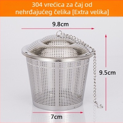 304 nehrđajući čelik – kuglica za začine u obliku bureta za juhe i čaj, filtrirajuća kuglica za čajne listiće