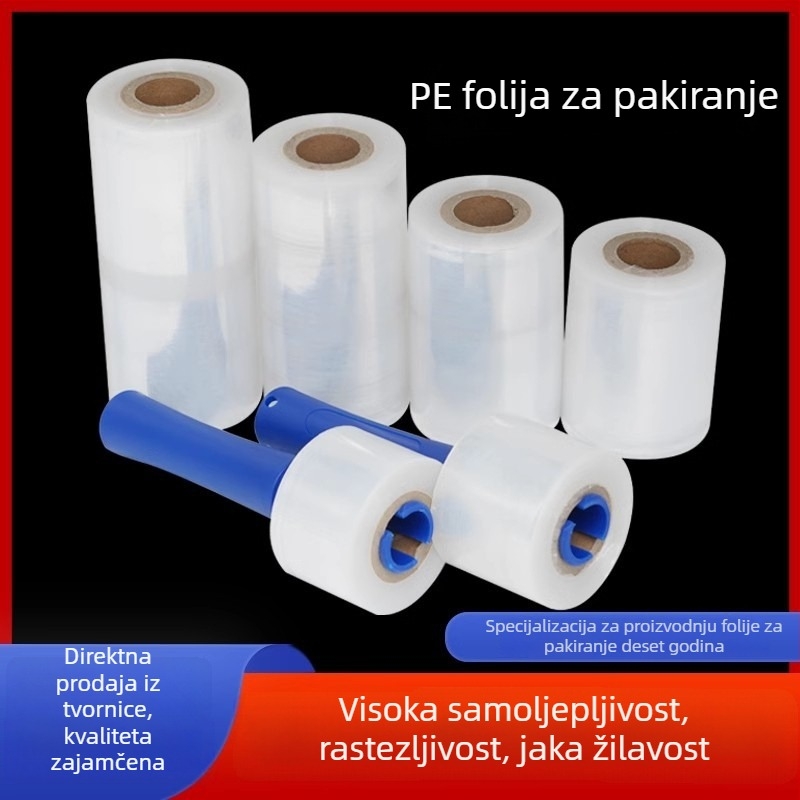 Blue Fort Debeli Ručni Alat za Istezanje Folije za Omatanje s Zaštitnim Prstenom za Ruku