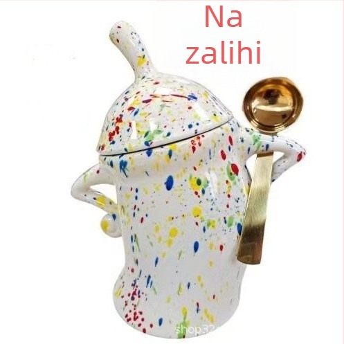 Keramički spremnik za pohranu sa žlicom – odlučan dizajn