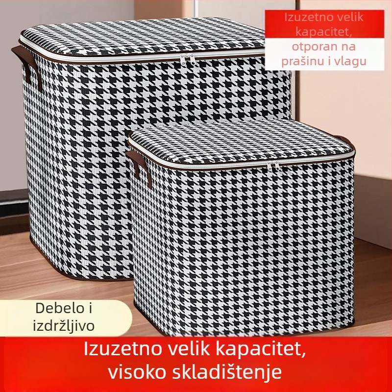 Kutija za pohranu odjeće za kućnu upotrebu, velik kapacitet, ekstra veliki garderobni organizator, otporna na prašinu kutija