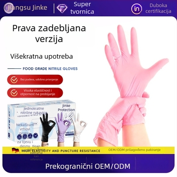 Nitrilne jednokratne rukavice, prehrambene kvalitete, zaštitne rukavice za čišćenje, izdržljive kuhinjske rukavice za kuhanje
